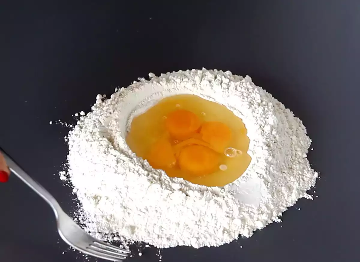 1. смесете съставките