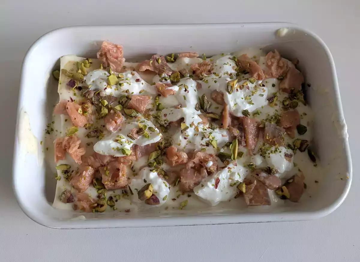 4. Сглобяване на лазанята