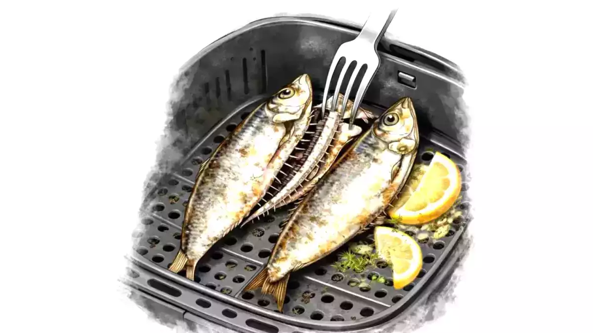 5. Техника на фурната или фритюрника: гръбнакът се разхлабва по естествен начин