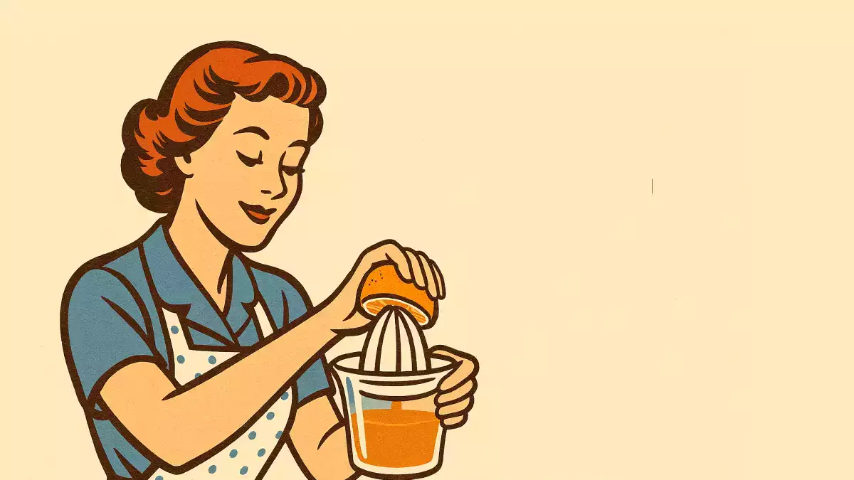 Изпийте сока бързо, защото ще загуби витамините си.