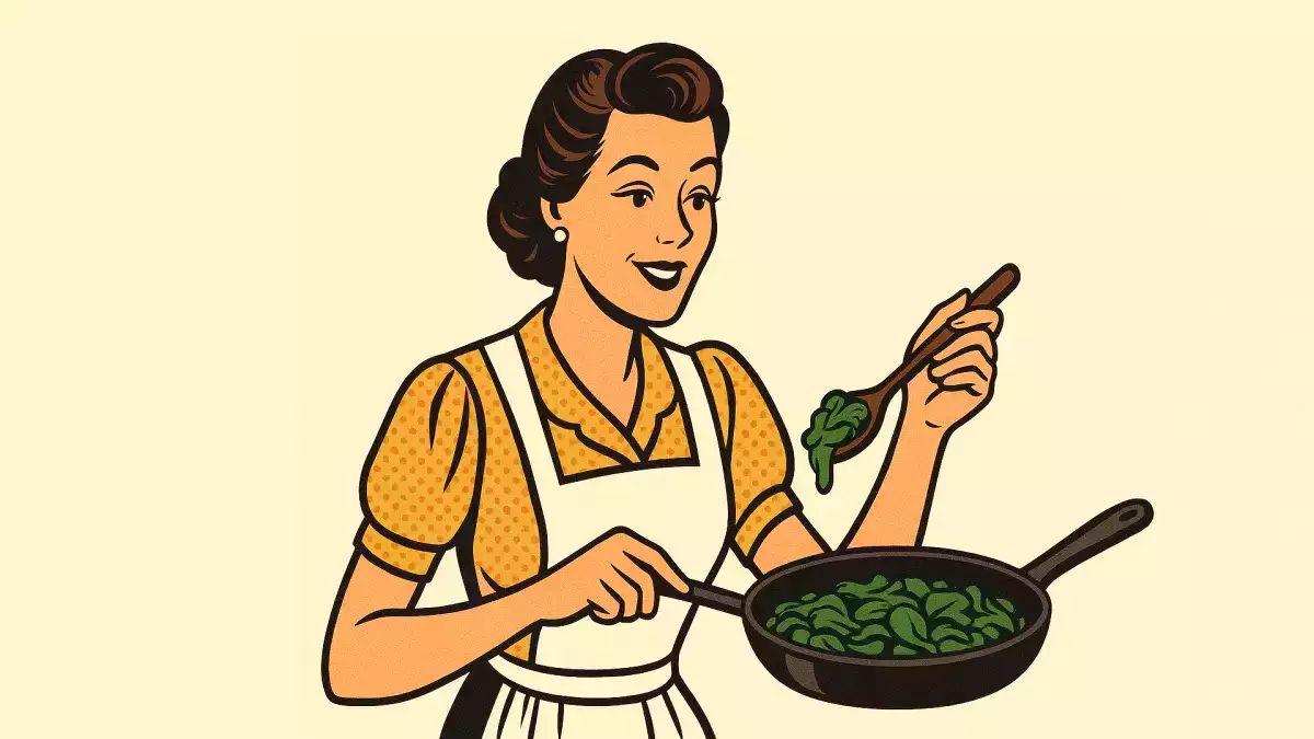 Яжте спанак, който е богат на желязо, и ще бъдете силни като Попай.