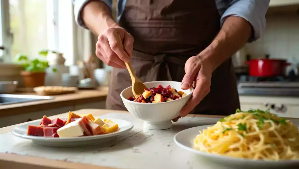 Дневно меню, 24 април: вкусни фрикасета, прясна паста и шарлота с плодове