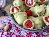 Рецепта Franui с шамфъстък, вкусно покрити малини, топящи се и хрупкави