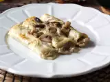 Рецепта Канелони с гъби и колбаси: богато и вкусно първо ястие