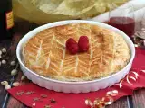 Рецепта Галет от рози с малини и шам фъстък frangipane