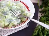 Рецепта Краставица със сос от кисело мляко