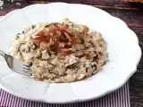 Рецепта Кремообразно и вкусно ризото с радикио, бекон и филаделфия