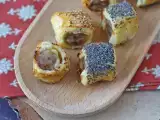 Рецепта Рустики с колбас и сирене, приготвени във фритюрник с горещ въздух