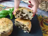 Рецепта Солени мъфини с маслини и „филаделфия“ във фритюрник с горещ въздух