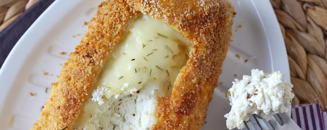 Хрупкаво, топящо се в устата козе сирене, панирано с air fryer: абсолютен комфорт!