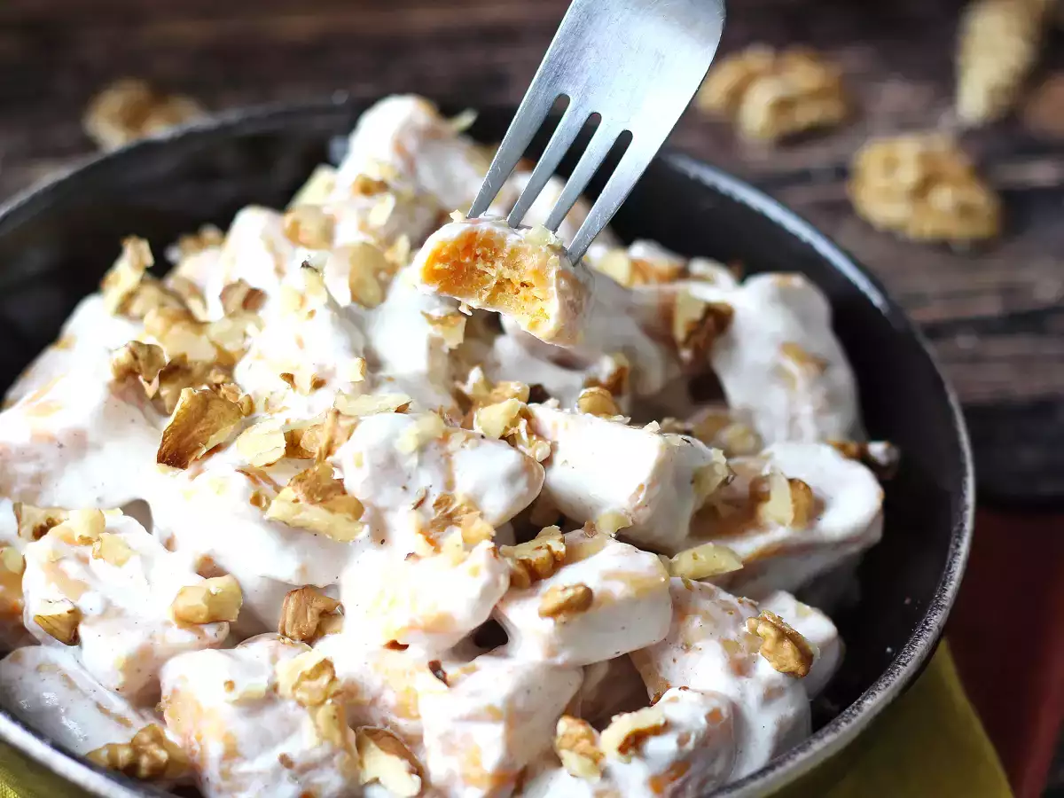 Рецепта Кремообразни ньоки от тиква с филаделфия и хрупкави орехи