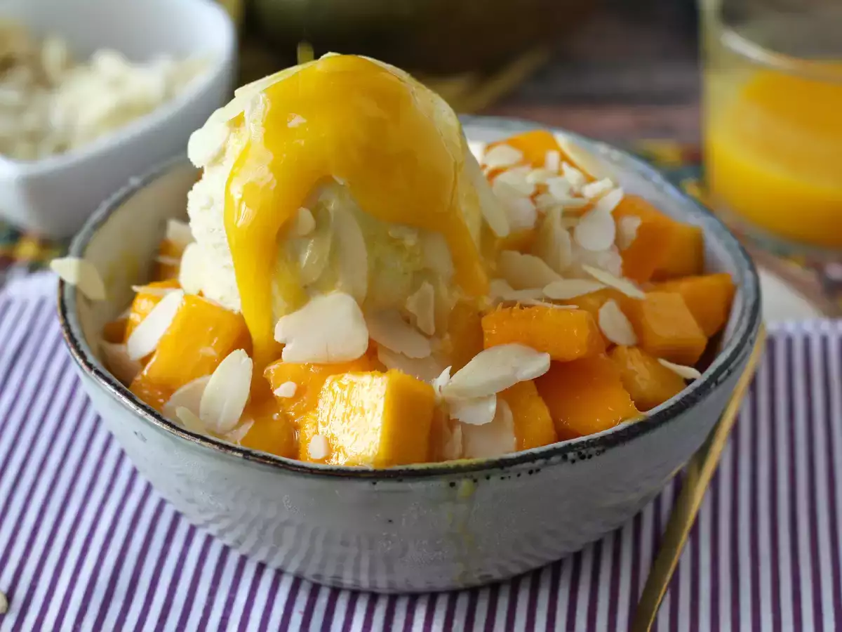 Рецепта Манго бинсу - вкусният корейски десерт с манго, който е хит в цял свят