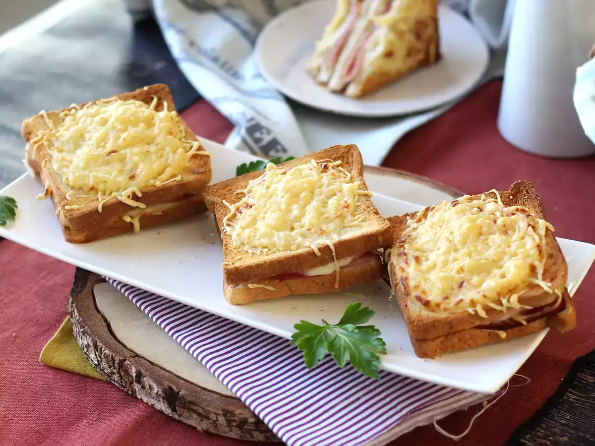 Рецепта Croque monsieur с airfryer