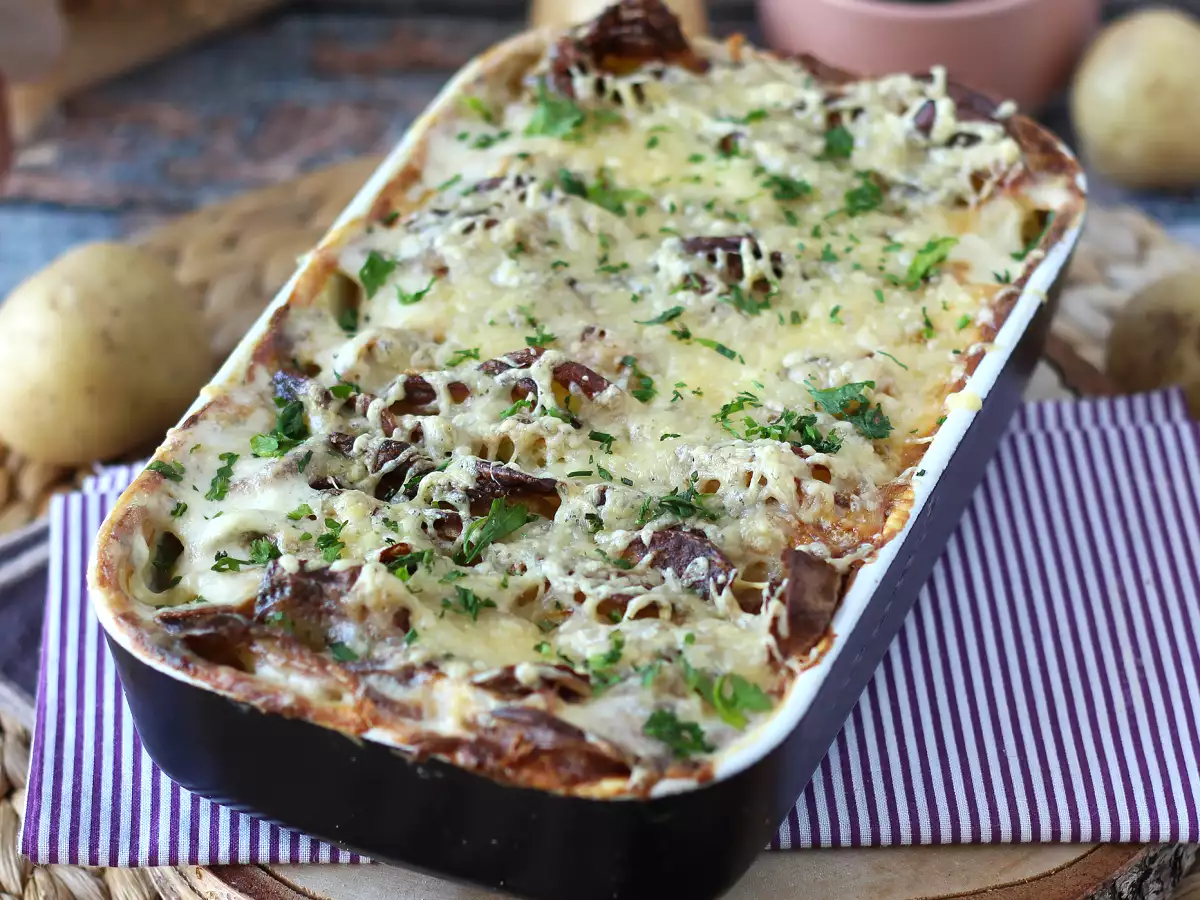 Рецепта Картофен гратен с air fryer