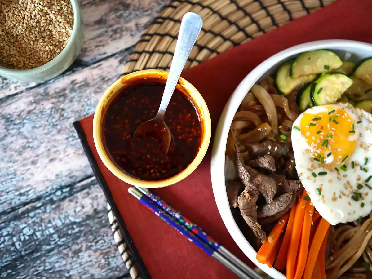 Рецепта Пикантен корейски сос gochujang за bibimbap