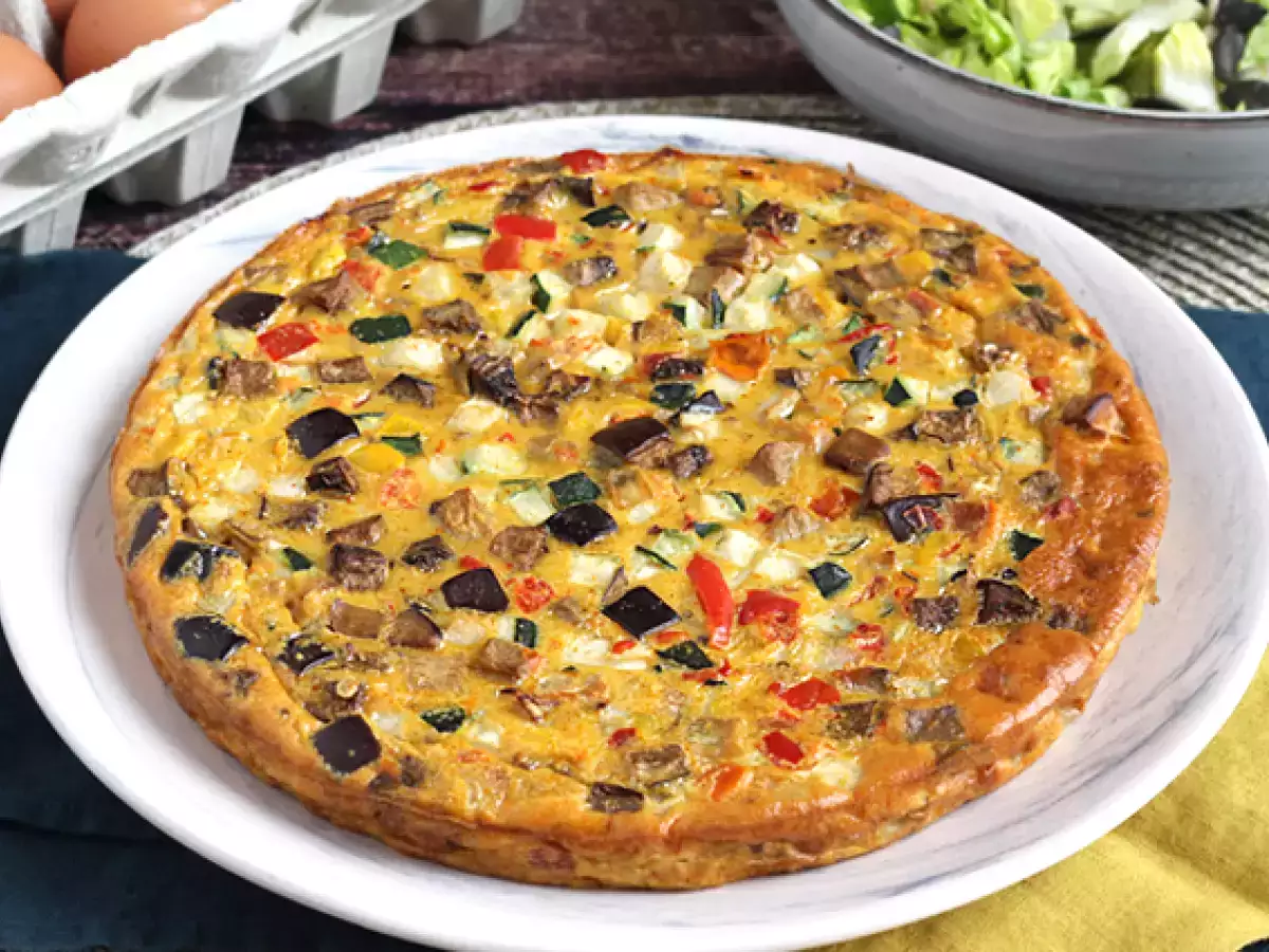 Рецепта Зеленчуков флан - ястие за всеки