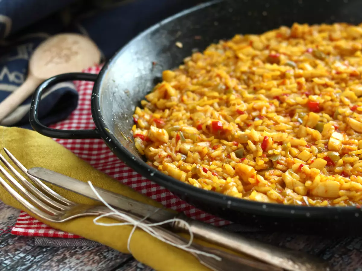 Рецепта Лесен ориз с калмари