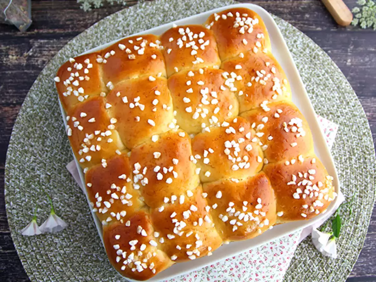 Рецепта Brioche butchy - бриош без масло