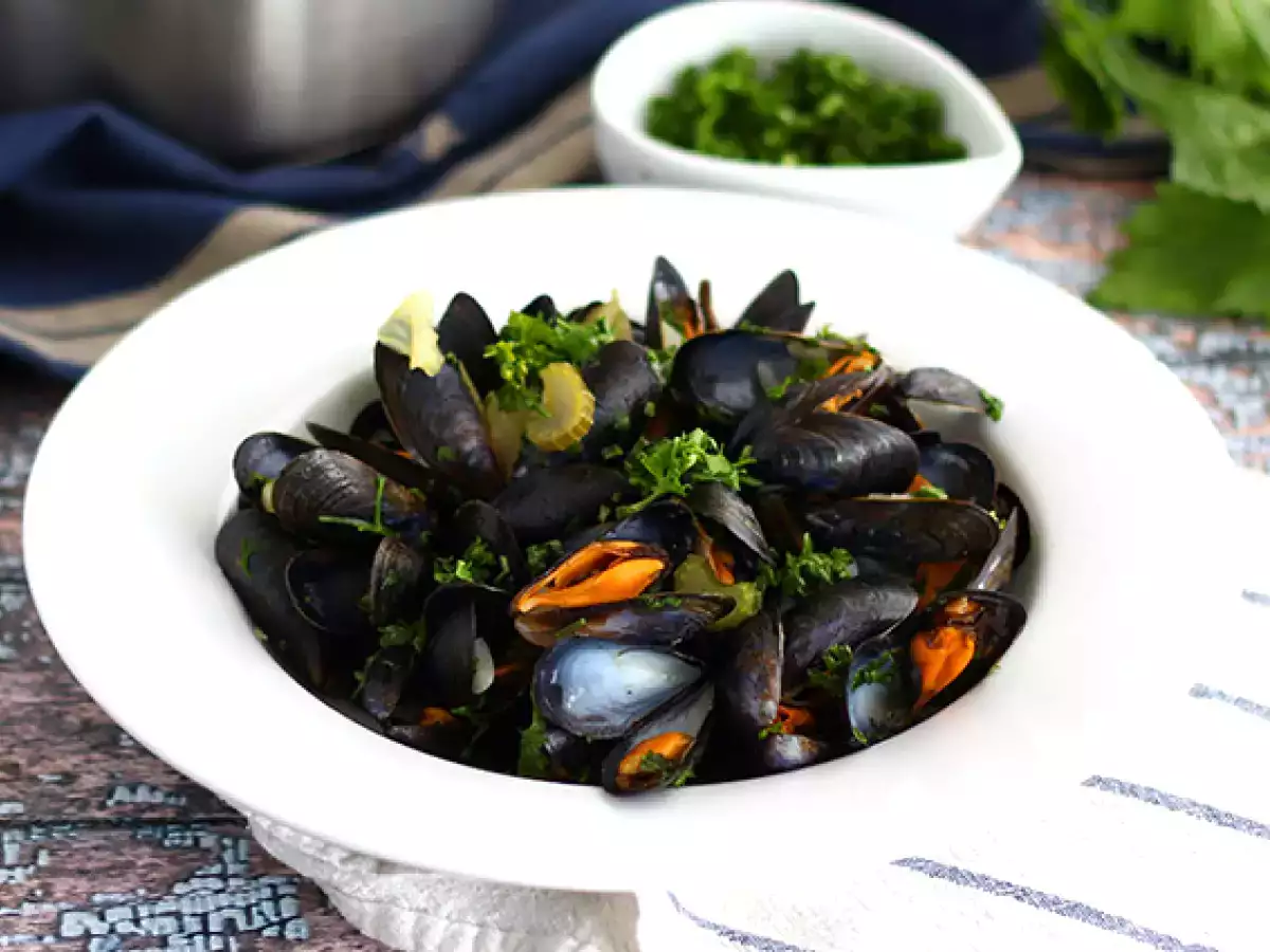 Рецепта Moules marinières, проста и вкусна рецепта