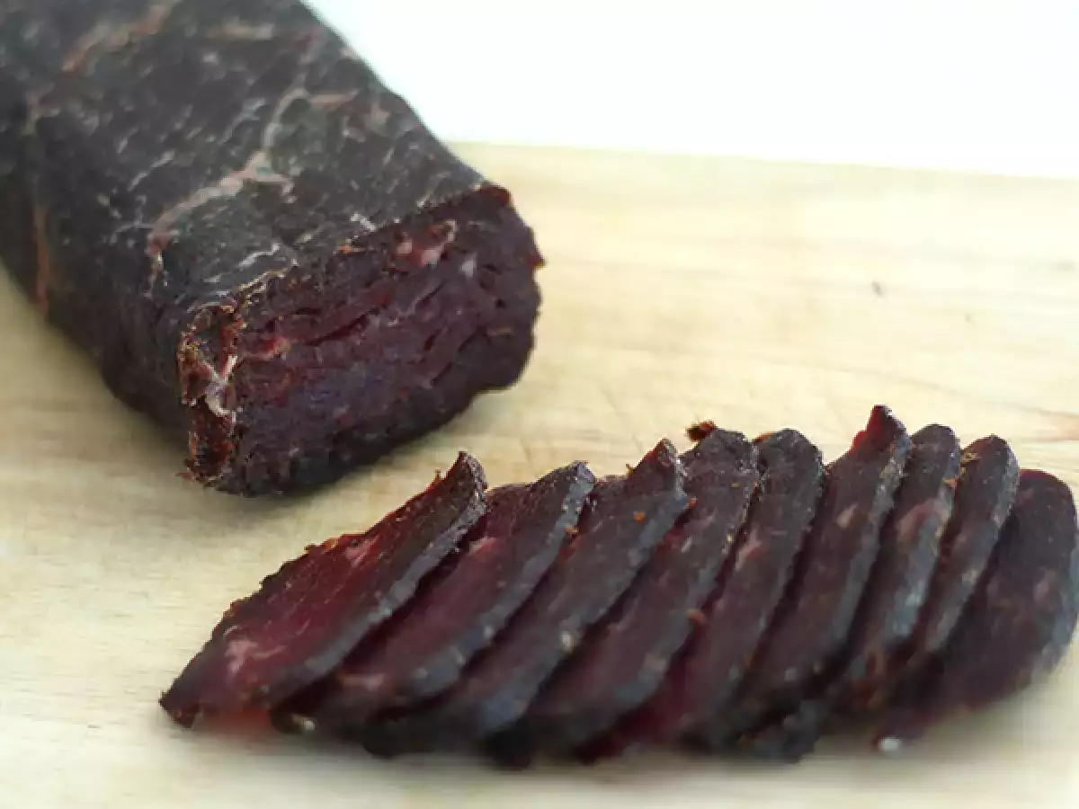 Рецепта Bündnerfleisch или джърки от говеждо месо