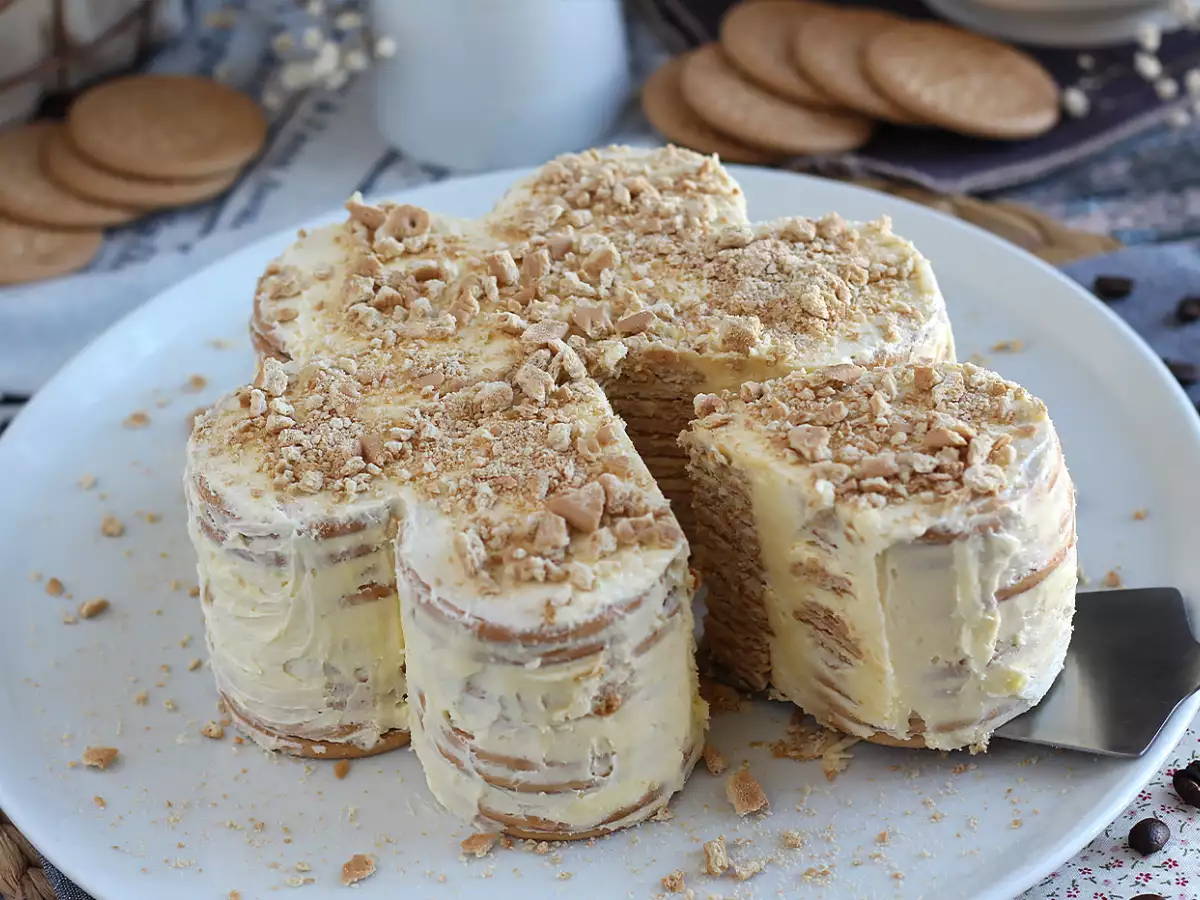 Рецепта Португалска бисквитена торта, bolo de bolacha