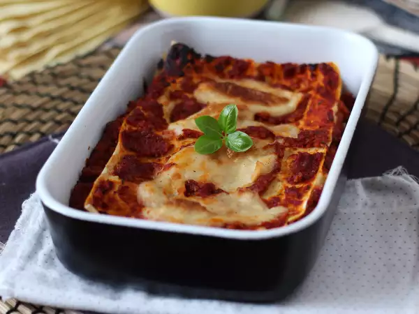 Рецепта Вегетарианска лазаня (никой няма да разбере, че е без месо!)