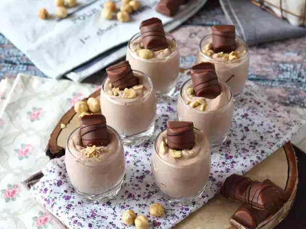 Рецепта Непечени, супер вкусни верини kinder bueno