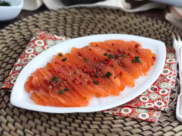 Рецепта Gravlax, маринована сьомга по шведски