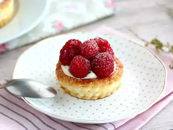 Рецепта Малини и маскарпоне vol au vents