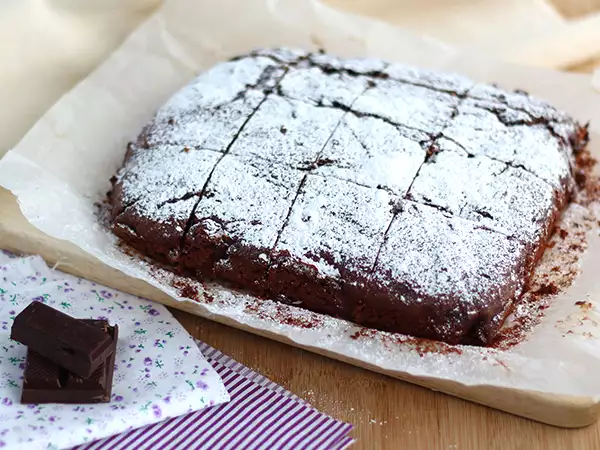 Рецепта Веган брауни, без яйца и мляко