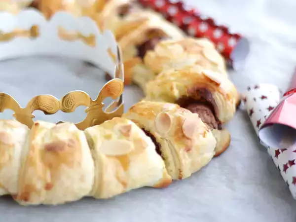 Рецепта Galette des rois с kinder bueno