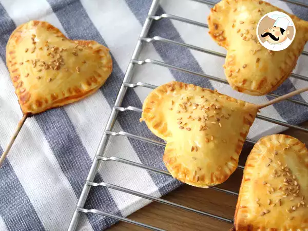 Рецепта Пайове с форма на сърце за деня на влюбените