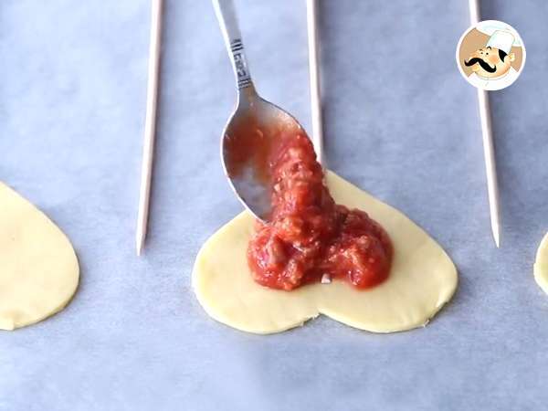 Пайове с форма на сърце за Деня на влюбените - Подготовка стъпка 3