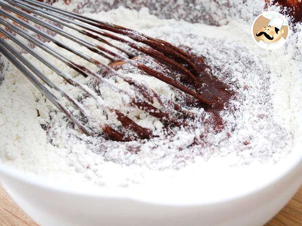 Шоколадов фондан с ултра течен център, стъпка по стъпка - Подготовка стъпка 4