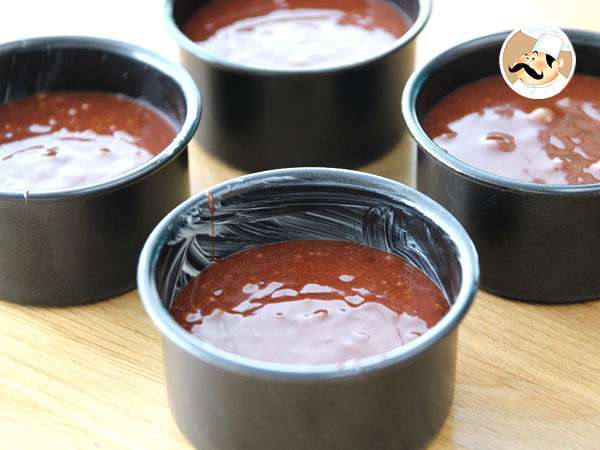 Шоколадов фондан с ултра течен център, стъпка по стъпка - Подготовка стъпка 6