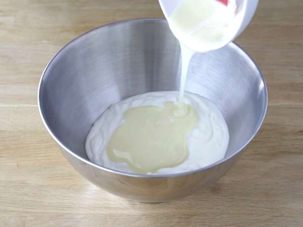 Сладолед с кисело мляко и малини - Подготовка стъпка 2