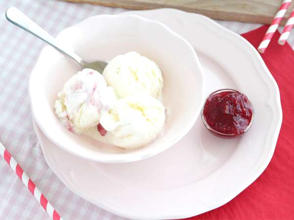 Сладолед с кисело мляко и малини - Подготовка стъпка 13