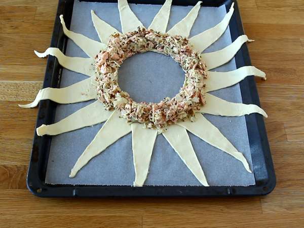 Бутер тесто със сьомга и горчица - Подготовка стъпка 9