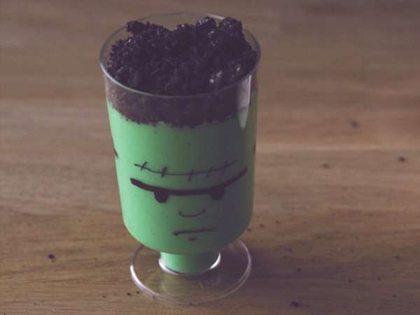 Кремове Франкенщайн за Хелоуин - Подготовка стъпка 12