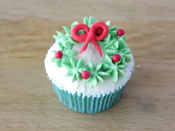 Купкейкове, украсени за Коледа - Подготовка стъпка 15