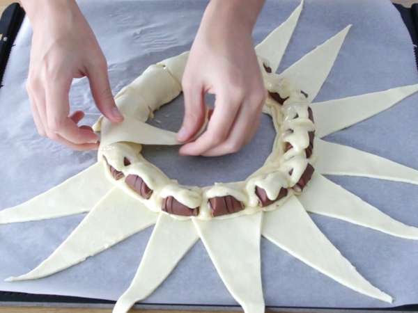 Galette des rois с Kinder Bueno - Подготовка стъпка 12