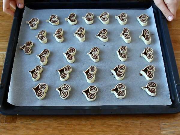 Сърца от бутер тесто за Деня на влюбените - Подготовка стъпка 7