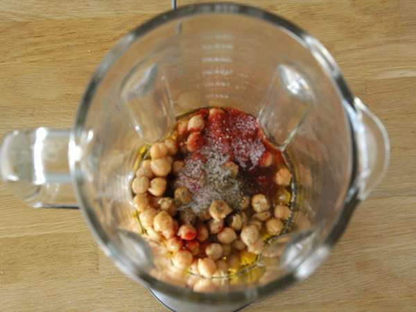 Кремообразен хумус - Подготовка стъпка 2