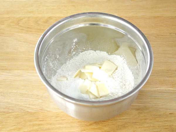 Шишчета с пушена сьомга и копър - Подготовка стъпка 1