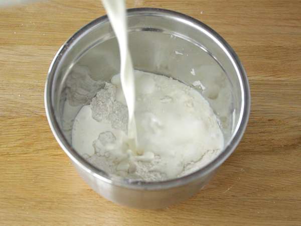 Шишчета с пушена сьомга и копър - Подготовка стъпка 2