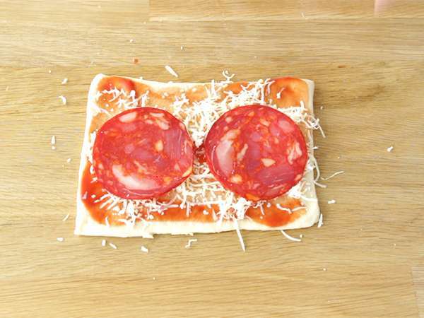 Вафли с пица - Подготовка стъпка 1