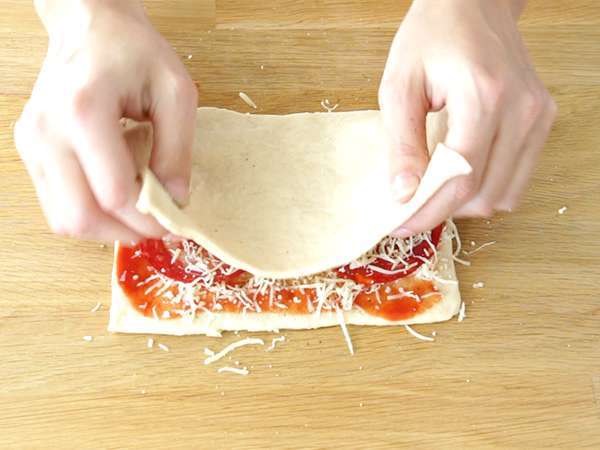 Вафли с пица - Подготовка стъпка 2