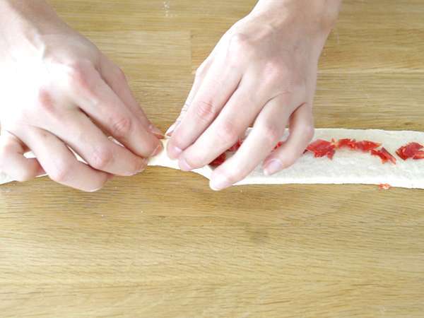 Нишки чоризо - Подготовка стъпка 3