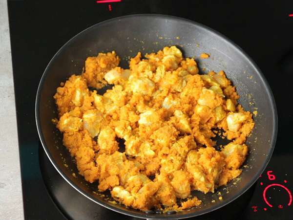 Пилешко къри с кокосово мляко - Подготовка стъпка 5