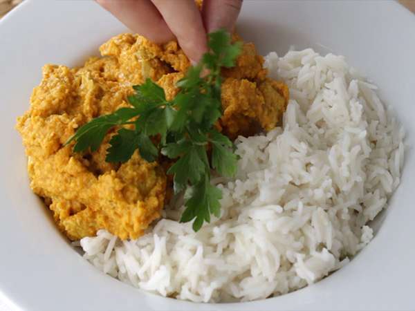 Пилешко къри с кокосово мляко - Подготовка стъпка 8